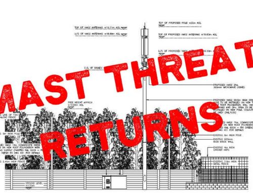 Letters to Councillors On Return Of Rejected 20m Telecom Mast
